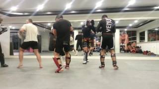 Rico Verhoeven Gegard Mousasi and Satoshi Ishii sparring and training [upl. by Islean]