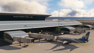 NEW SALALAH AIRPORT SCENERY FOR MSFS  SIMSOFT OOSA [upl. by Domash320]