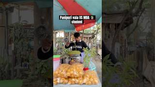 Panipuri vala VS MBA student  Vimal Gupta  funnyvideo panipuri foodie foodlover [upl. by Mckenzie]