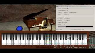 Virtual Piano  lion king Hakuna Matata [upl. by Nyrb]