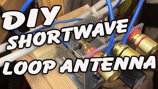 DIY Shortwave Stealth Antenna Loopantenna  AMAZING Indoors  Basement [upl. by Rehotsirk]