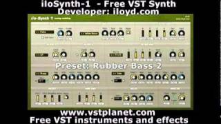 iloSynth1 Free VST synth  vstplanetcom [upl. by Neale]