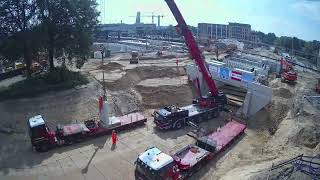 Timelapse Westtunnel station EdeWageningen [upl. by Kolk]