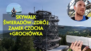 Trip Skywalk ŚwieradówZdrój⛰‍️🔥 Zamek Czocha  grochówka🤤 [upl. by Sucitivel]