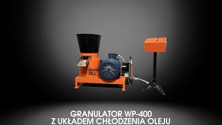 GranulatorPeleciarka z układem chłodzenia oleju WP400 od Granpell [upl. by Leahci394]