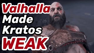 Valhalla PROVES Kratos is WEAK  God of War Theory [upl. by Ydnes]