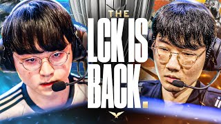 THE LCK IS BACK WITH A BANGER  DK VS HLE  LCK SUMMER 2024 [upl. by Graces]