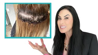 I Reacted to the WORST Hair Extension Fails [upl. by Etaner]