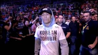 quotKorean Zombiequot epic entrance UFC 163 [upl. by Suchta518]