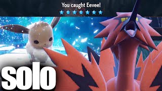 Solo EEVEE 7 star raid EASY with this Pokemon [upl. by Arukas862]