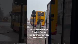 VEZ 959Farleigh Coaches Scania N230UD OmnicityEx London United [upl. by Gaskin]