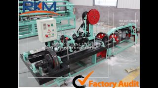 Hot selling type China Factory Galvanized Barbed Wire Making Machine [upl. by Crabb]