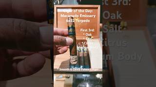 Macanudo Emissary Espana 6x52 Torpedo Shorts CigarOfTheDay Short CigarReviews Cigars Cigar [upl. by Eva]