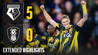 Extended Highlights 🎞️  Watford 50 Rotherham United [upl. by Aoket]