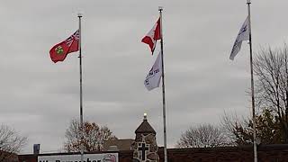 Canadian National Anthem Br 188 Kingsville Ontario Nov24 [upl. by Atinehc]