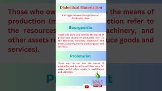 Dialectical Materialism bourgeoisie vs Proletariat Class [upl. by Elata976]