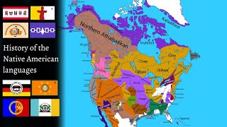 History of the Native North American languages Timeline [upl. by Lebiralc982]