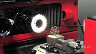 Video Measurement on an Optical Comparator [upl. by Leahcim]