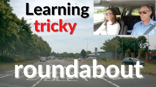 Learning BampQ Roundabout in Bletchley with my student [upl. by Nuahsad985]