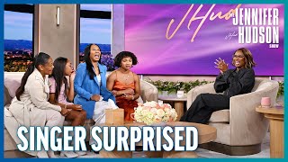 Jennifer Hudson Shocks Viral Singer with 2 Big Surprises [upl. by Paske]