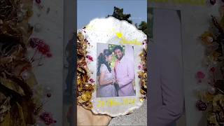 Wedding varmala preservation resin frame ytshorts resinart art wedding love ytviral trending [upl. by Staley815]