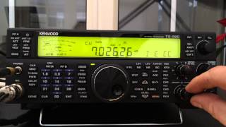 Kenwood ts590sg CW Decode [upl. by Atisusej]