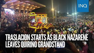 Traslacion starts as Black Nazarene leaves Quirino Grandstand [upl. by Sasha642]