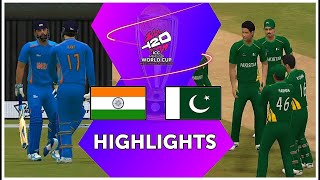 India Vs Pakistan T20 World Cup 2024 Highlights  Final Match In Dream Cricket 25 Game ✅‼️ [upl. by Nnoryt]