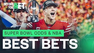 CHIEFS VS 49ERS SUPER BOWL ODDS amp NBA BEST BETS [upl. by Onibas33]