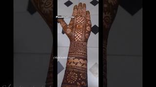 mehndi design simple mehndi design🥰shorst ytshorts viralvideo mehandi [upl. by Macnair]