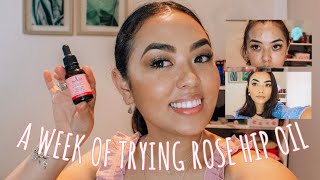 Trying Out Rose Hip Oil For A Week [upl. by Kennett]