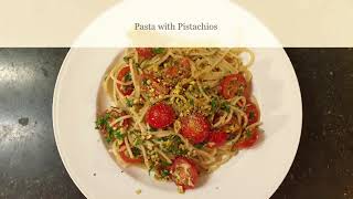 Pasta with Pistachios Vegetarian [upl. by Nidla]