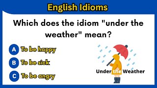 Can You Pass This Crazy English Idioms Quiz [upl. by Opiak]