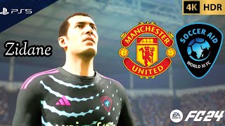 FC 24  Manchester United vs Soccer Aid  PS5™ 4K60 [upl. by Ahsinirt58]