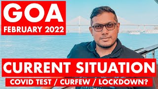 Goa Situation Update  February 2022  GuidelinesCurfew Covid Test Watersports Casinos  Goa Vlog [upl. by Ezmeralda470]