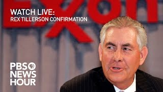 WATCH LIVE Rex Tillerson confirmation hearing [upl. by Imalda]