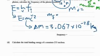 2011 Atoms Photons Nuclei Q1 NCEA Level 3 [upl. by Tobe852]