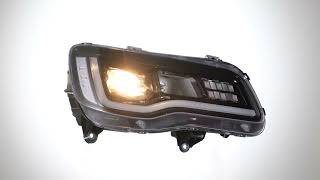 VLAND LED Projector Headlights Compatible with Chrysler 300300C 20112014 2nd Gen [upl. by Ahsoek]