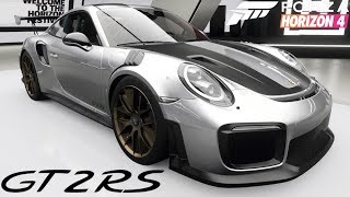 Forza Horizon 4  18 Porsche 911 GT2 RS  Customization Top Speed Review [upl. by Karla]