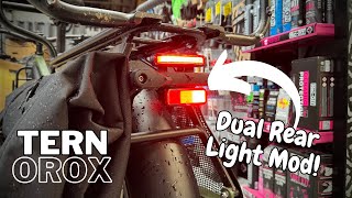 Tern Orox Dual Rear Light Mod [upl. by Harris]