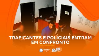 Traficantes e policiais trocam tiros no Complexo da Maré  RJ no Ar [upl. by Nekal]