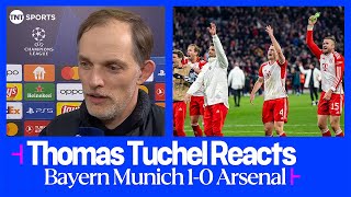 quotITS A JOY TO WATCH ARSENALquot 👏  Thomas Tuchel  Bayern Munich 10 Arsenal  UEFA Champions League [upl. by Raddi749]