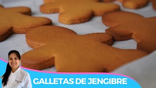 COMO HACER GALLETAS DE JENGIBRE  RAPIDO Y DELICIOSO PARA NAVIDAD [upl. by Airdua]