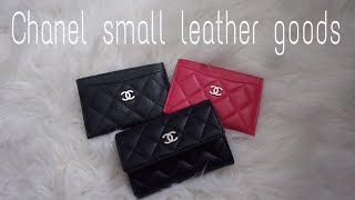 CHANEL  small leather goods comparison [upl. by Gean]