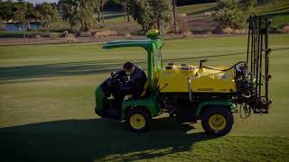 John Deere HD200 GPS Sprayer [upl. by Karab144]