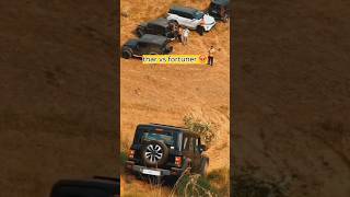 Thar vs fortuner 😎😡thar ytshorts trending cars mahindra shorts [upl. by Agnimod75]