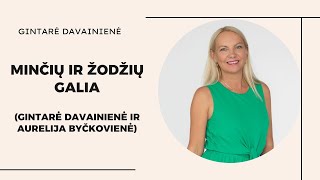 MINÄIÅ² IR Å½ODÅ½IÅ² GALIA GINTARÄ– DAVAINIENÄ– IR AURELIJA BYÄKOVIENÄ– [upl. by Aldridge]