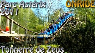 Parc Astérix le 9 Avril 2011  Tonnerre de Zeus [upl. by Odnalref]