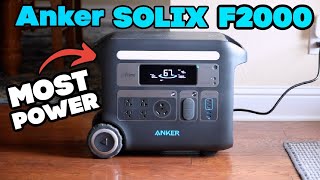 Anker SOLIX F2000 Portable Power Station  2048Wh  2400W [upl. by Kathi]