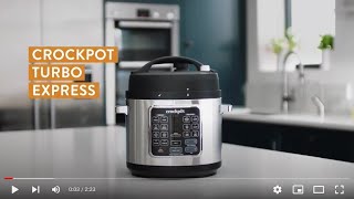 Så här fungerar den nya Crockpot Turbo Express med Sous Vide [upl. by Kiele]